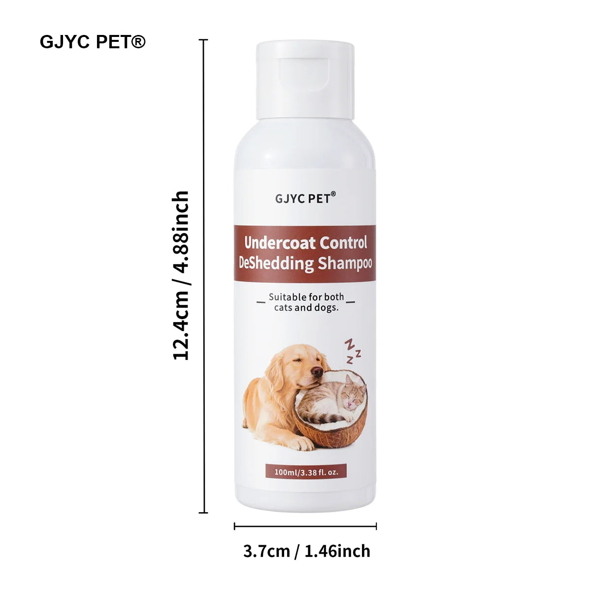 Shampoo anti-chute pour chiens et chats - Huile de noix de coco et d'argan, kératine, renforce le pelage, réduit la chute, panthénol hydrate, tout est sûr