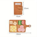 Tapis de reniflage interactif pour chiens-jouet Puzzle à alimentation lente avec poches alimentaires en peluche, coussin d'alimentation de Stimulation mentale pour petits et
