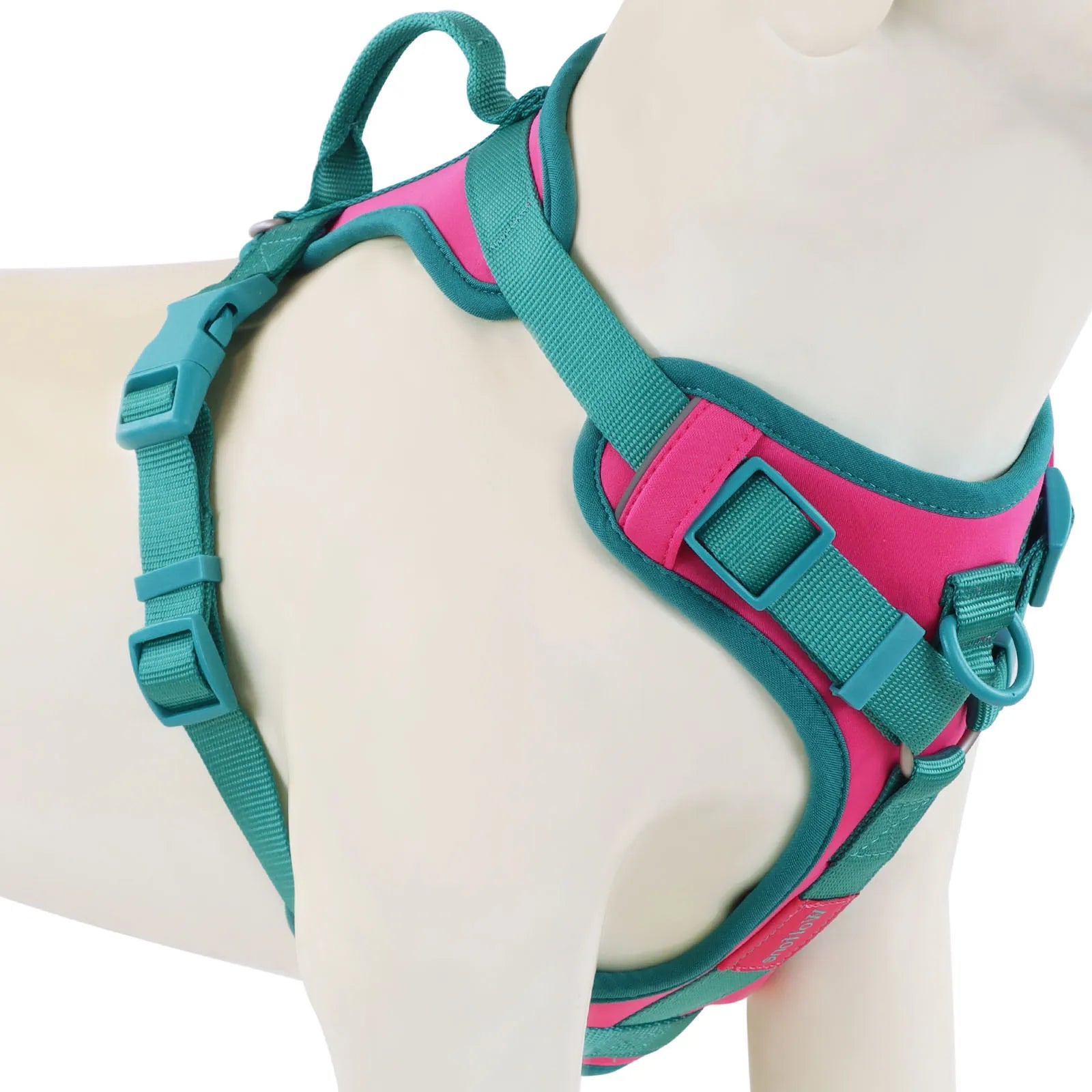 Nouveau Harnais de Luxe pour Chien Couleur Chocolat Anti-Traction pour Grands et Petits Chiens Sangle de Poitrine Réglable Harnais Personnalisé pour Chien