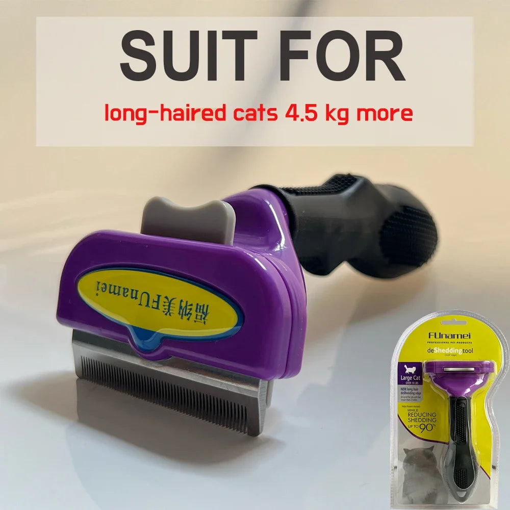 Brosse pour animaux de compagnie pour chiens chats chien peigne brosse d'épilation pour animaux de compagnie chat toilettage peigne chien épilateur chien accessoires chien peignes de Massage
