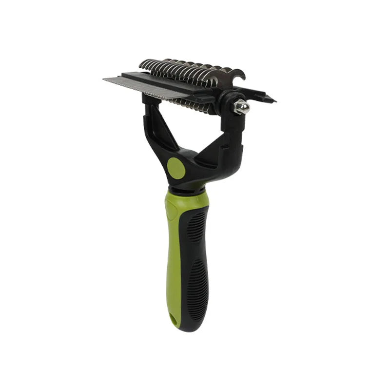 Brosse de démêlage 3 en 1 pour animaux de compagnie, épilateur de poils de chien, coupe-noeud en fourrure pour chiot et chat, peigne, fournitures de toilettage pour chiens