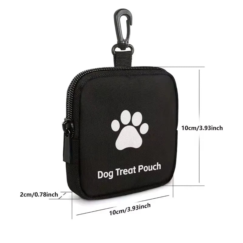 Sac à friandises portable pour chien, poche pour nourriture pour chien pour l'entraînement en extérieur, sacs de récompense multifonctionnels pour chien, accessoires pour animaux de compagnie