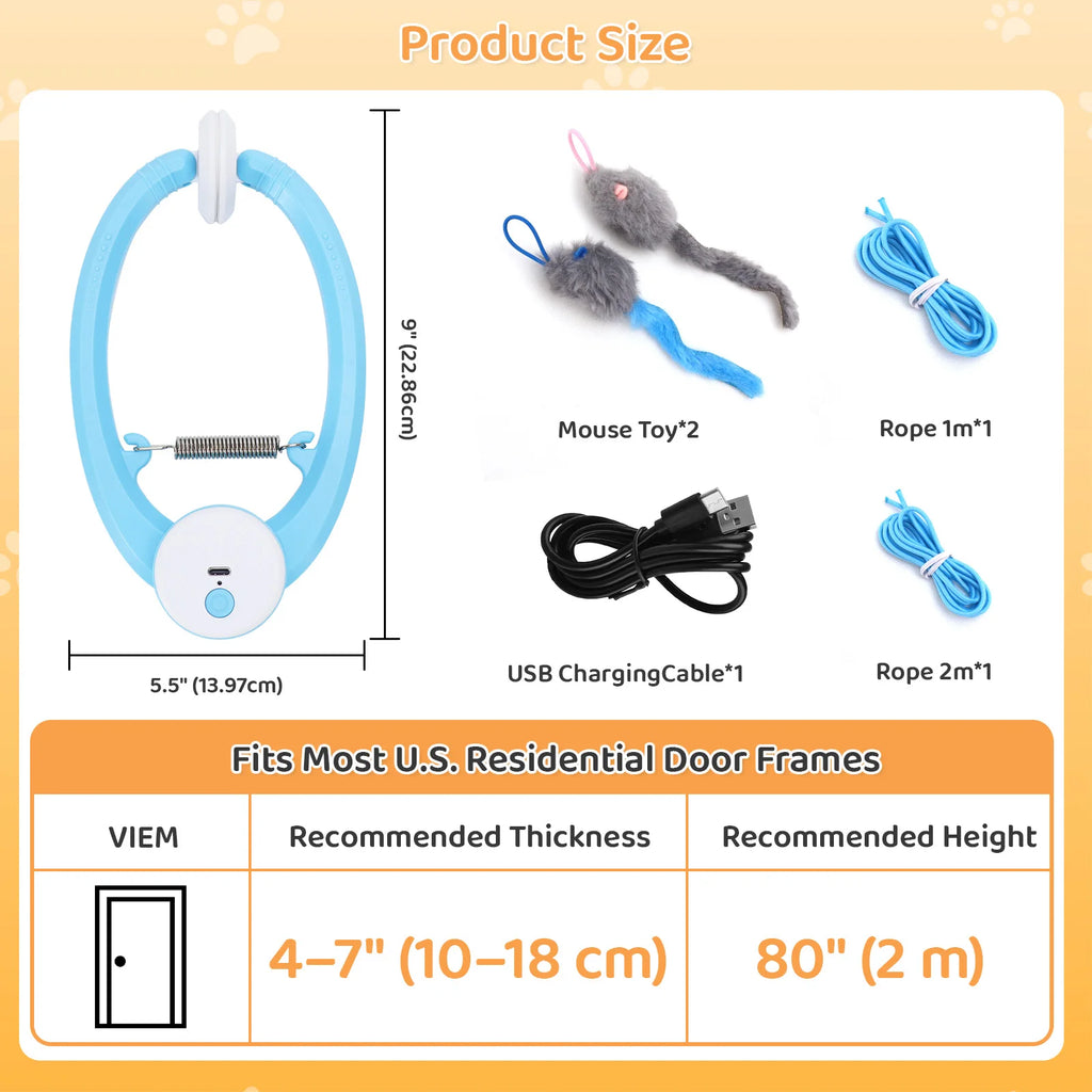 Jouet électrique interactif automatique pour chat, baguette flottante en plumes de papillon, Rechargeable par USB, pour l'enrichissement et la Stimulation en intérieur