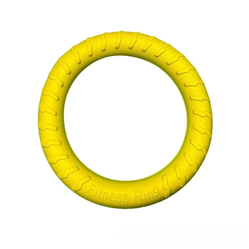 Boule d'Entraînement pour Chien, Jouet Interactif pour Animal de Compagnie, Anneau Côtelé, Degré de Morsure, Broyage des Dents, Corde à Enfiler, Balle Flottante