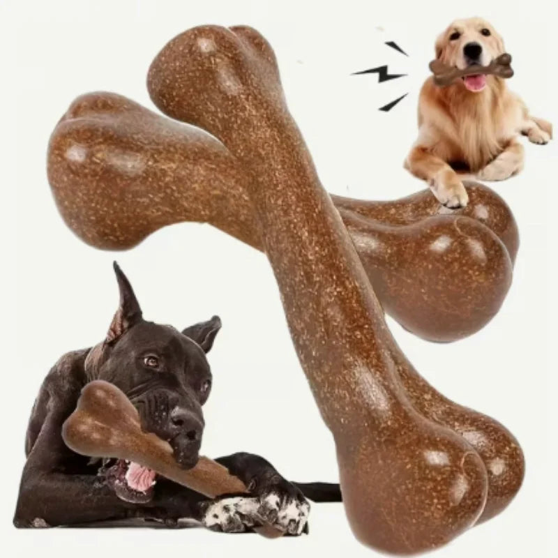 Jouet à mâcher pour chien naturel non toxique, presque indestructible, anti-morsure, pour chiots et chiens de petite, moyenne et grande taille, jouet à mâcher pour animaux de compagnie