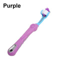 Brosse à dents multi-angle à trois côtés pour animaux de compagnie, livres, chien, chat, mauvaise haleine, soins dentaires pour animaux de compagnie, bouche