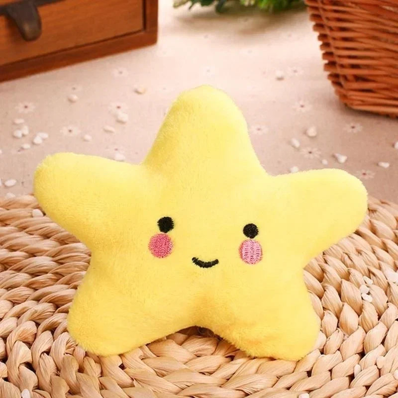 Jouets pour animaux de compagnie en peluche, pentagramme sonore, à mâcher, amusant, mignon, chiot, chiens, chats, jouets grinçants, fournitures pour animaux de compagnie, accessoires