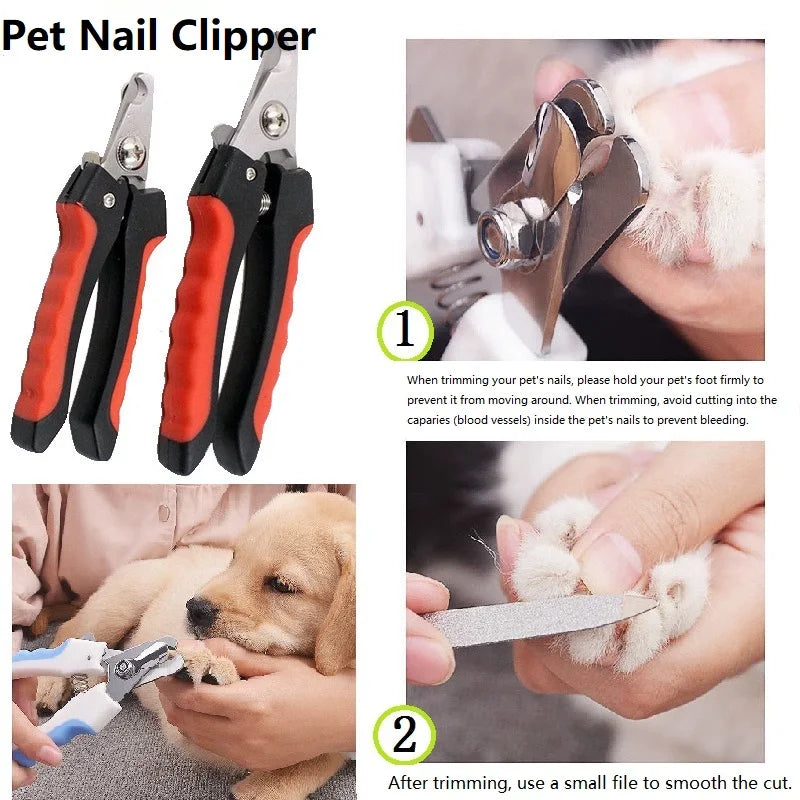 Coupe-ongles pour animaux de compagnie, ciseaux à griffes pour chiens et chats, coupe-ongles pour chiens, Coupe Griffe Chat, grand coupe-ongles pour chiens GZJJ01