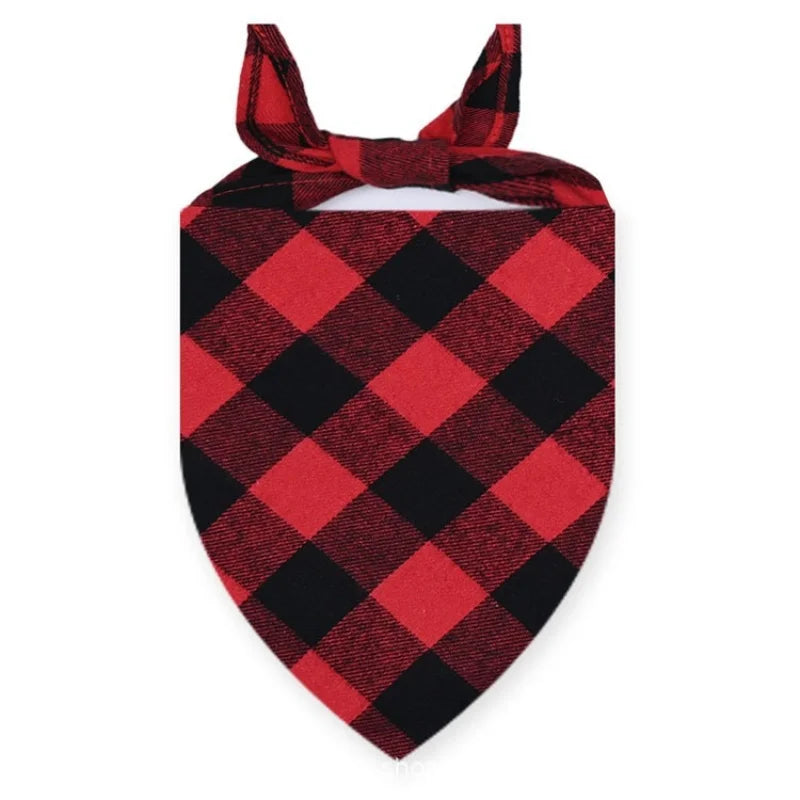 Bandana coton carreaux lavable chien & chat