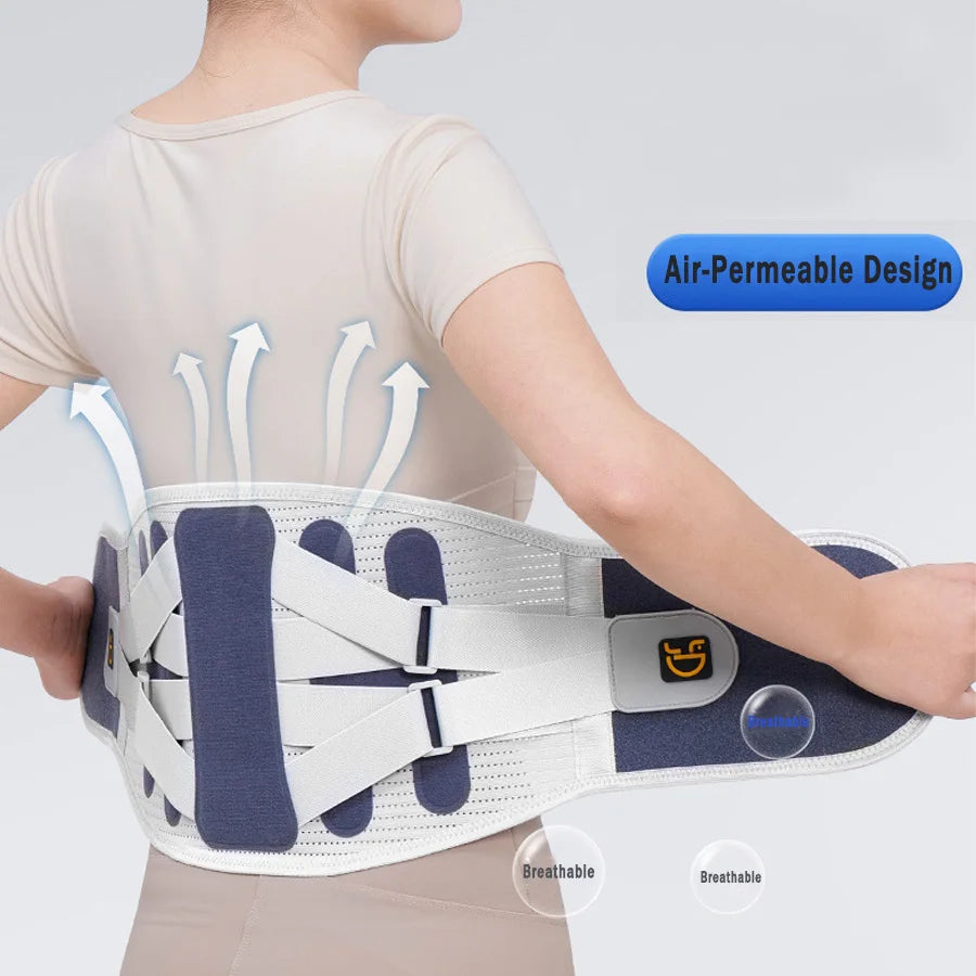 Waist Brace/Back Brace Support Belt for Lower Back Pain Relief Adjustable Waist Lumbar Support Sciatica Scoliosis Herniated Disc