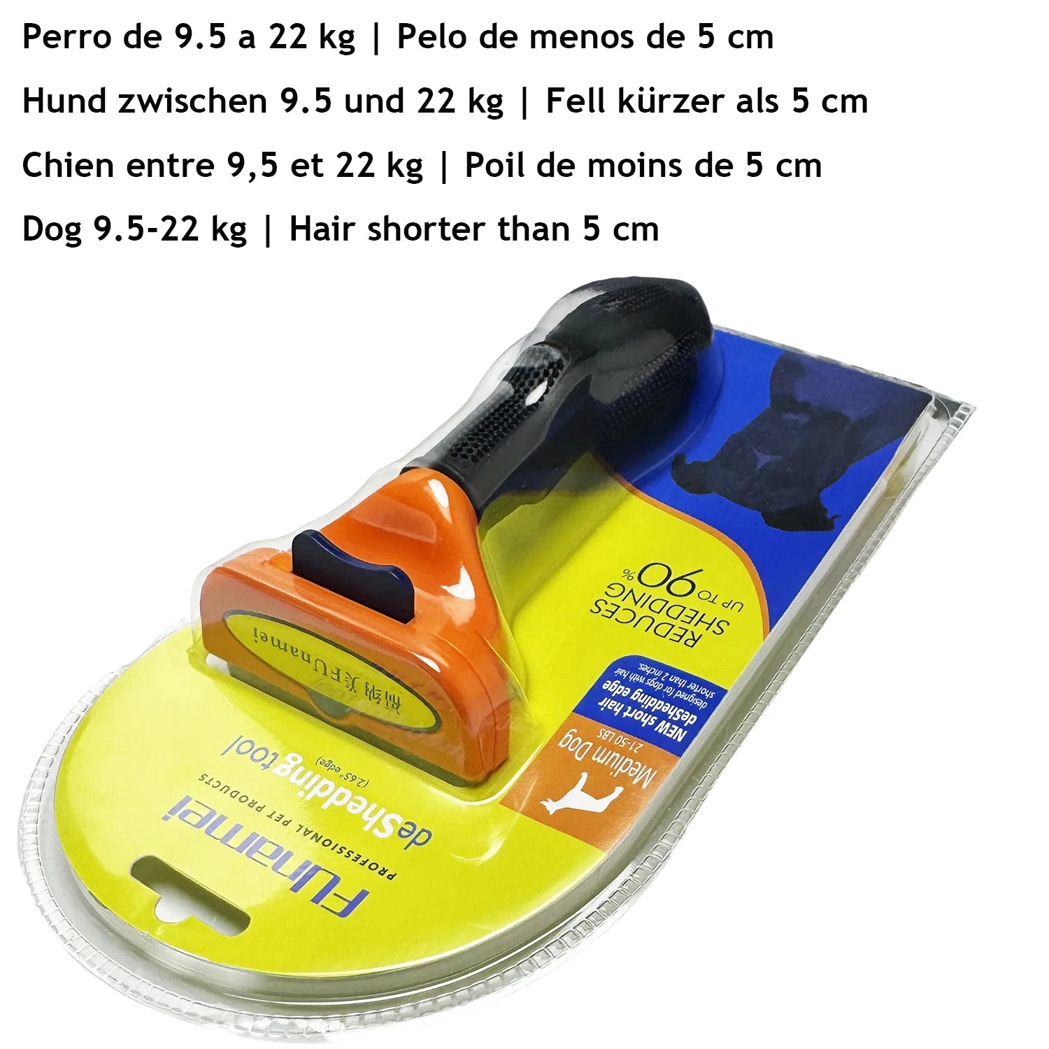Brosse démêlante double-face pour chien