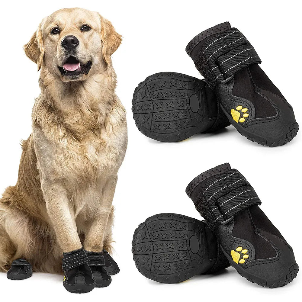 Chaussures imperméables chien en caoutchouc