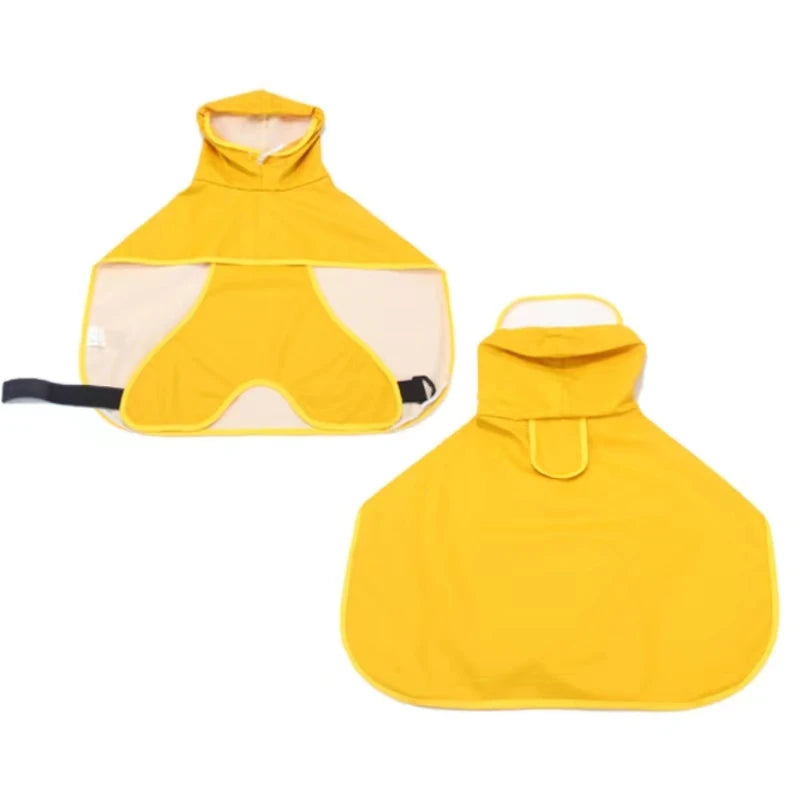 Teddy Cgi doré chien vêtements oeuf Olk homme PU veste imperméable chien imperméable fournitures pour animaux de compagnie imperméable en plein air