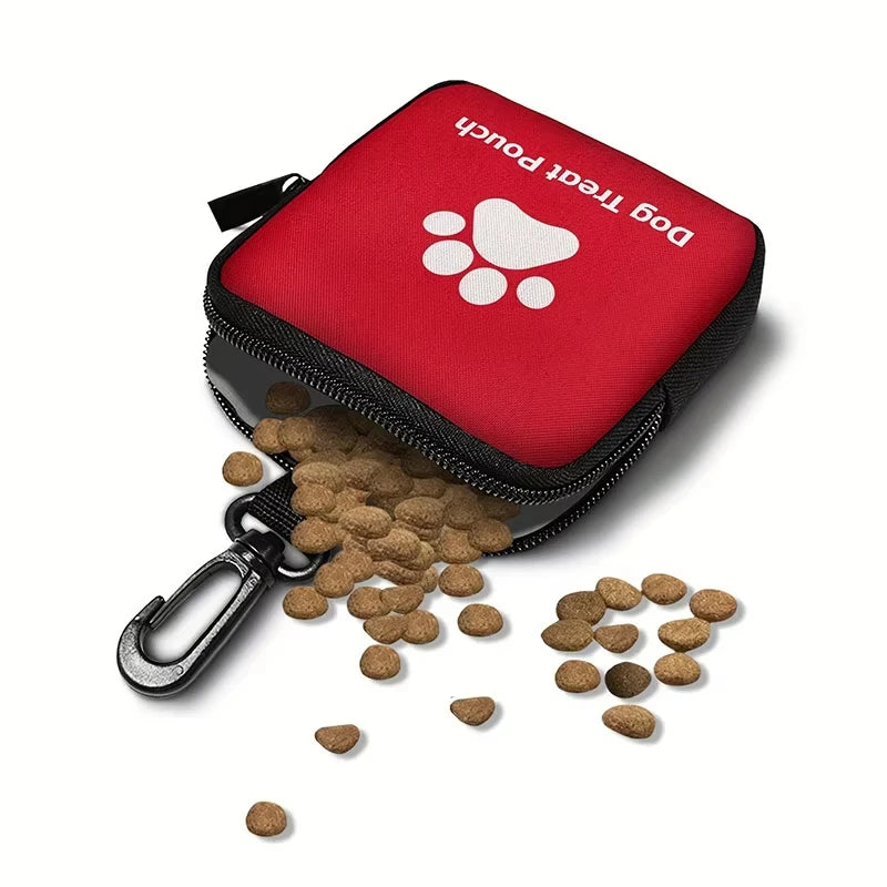 Sac à friandises portable pour chien, poche pour nourriture pour chien pour l'entraînement en extérieur, sacs de récompense multifonctionnels pour chien, accessoires pour animaux de compagnie