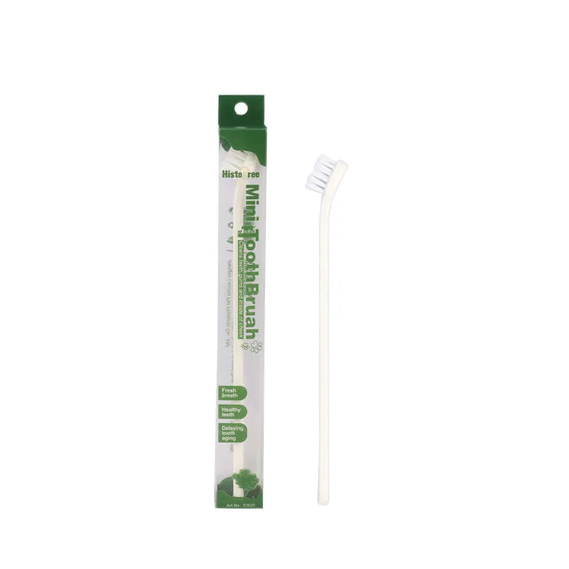 Brosse à dents pour chien recommandée par vétérinaire – Outil de nettoyage des dents à micro tête pour chiens et chats à petite bouche, 360 °   Kit dentaire pour animaux de compagnie, soins des gencives