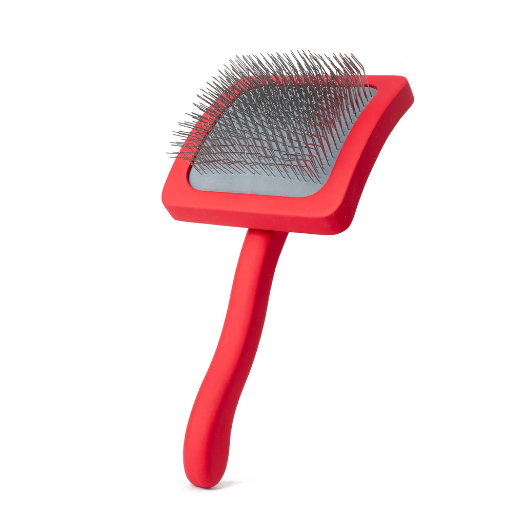 Brosse Professionnelle de Énergie Doux pour Chien et Chat, Broches en Acier Inoxydable, Peigne de Démêlage, Perte de Fourrure, Sous-Manteau