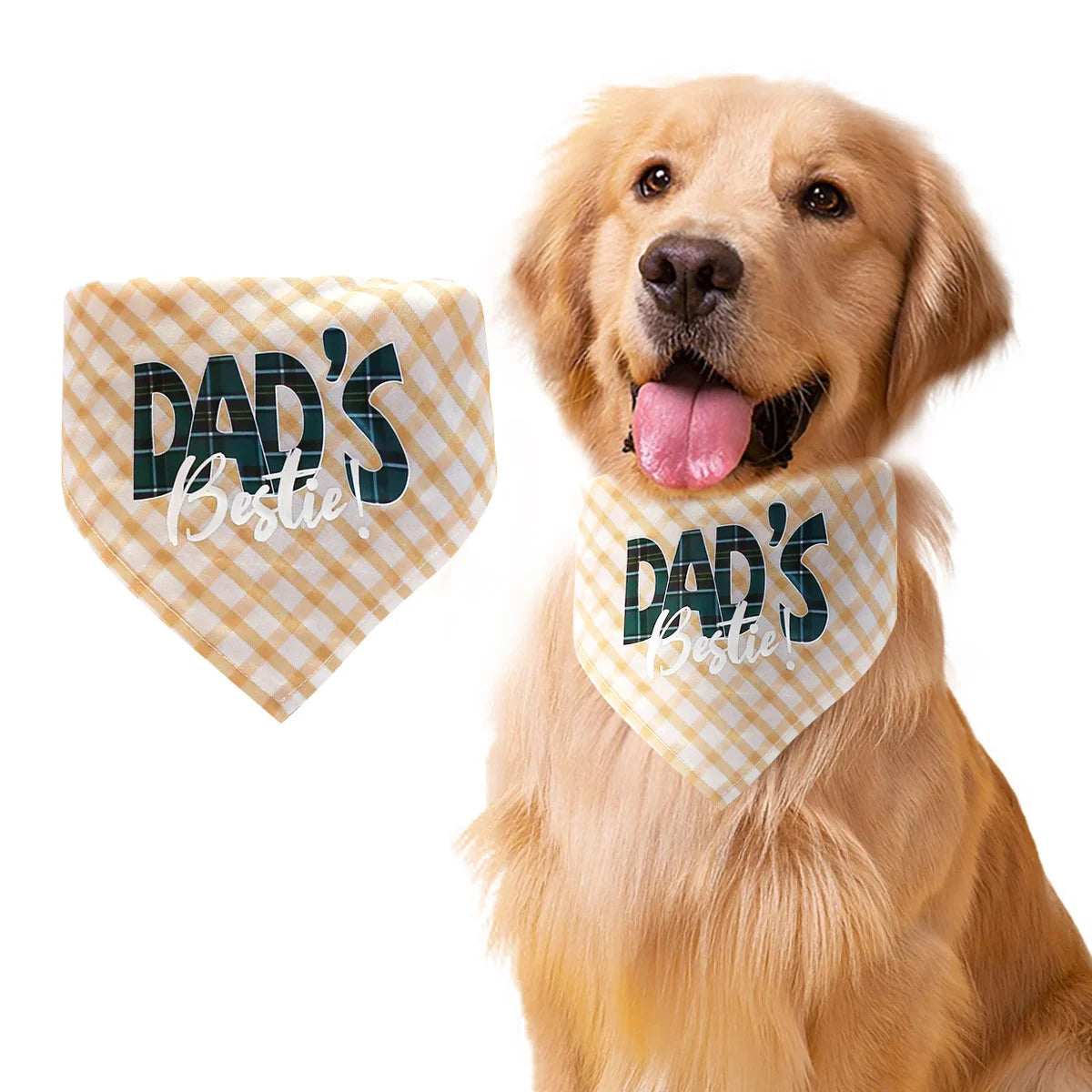 Animal de compagnie Bandana Festival Costume chiens fête cou écharpe collier vacances habiller Double couche chien glands Bandanas