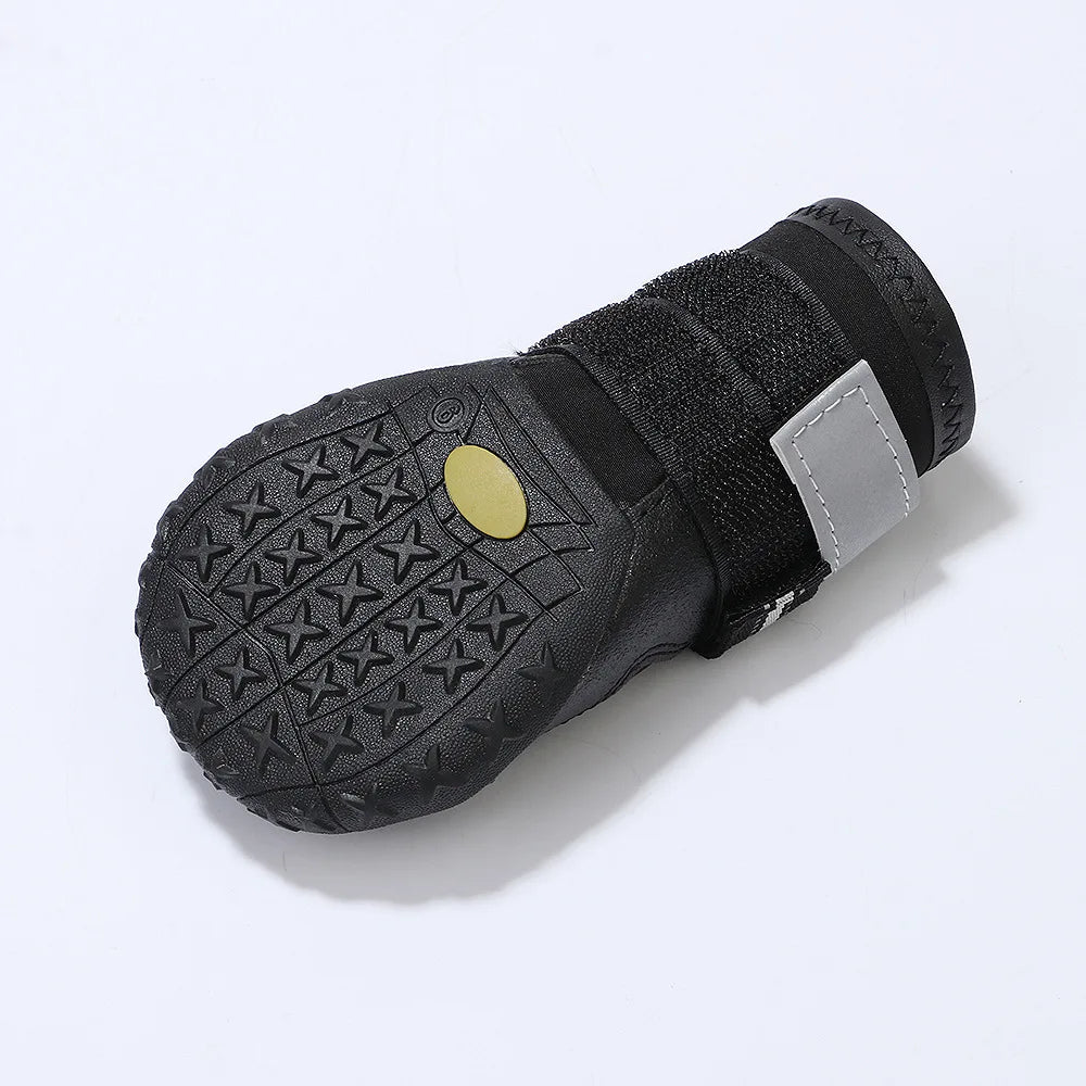 Chaussures réfléchissantes pour chien, baskets imperméables antidérapantes, bottes d'hiver pour chien, chaussettes, chaussures pour animaux de compagnie pour Husky, chiens de taille moyenne et grande