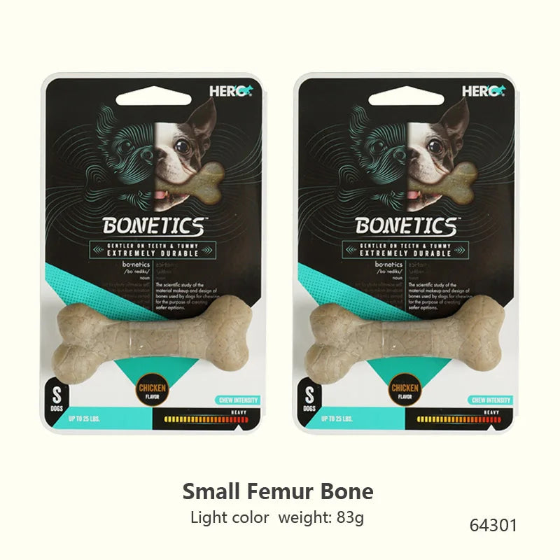 Jouets pour chiens Caitec, jouets à mâcher en os, durables, résistants aux morsures, idéaux pour le lancer et la chasser, adaptés aux chiens de petite à grande taille