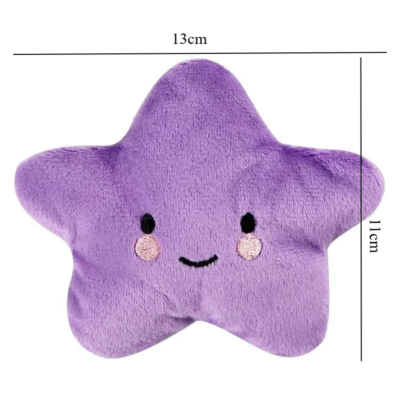 Jouets pour animaux de compagnie en peluche, pentagramme sonore, à mâcher, amusant, mignon, chiot, chiens, chats, jouets grinçants, fournitures pour animaux de compagnie, accessoires