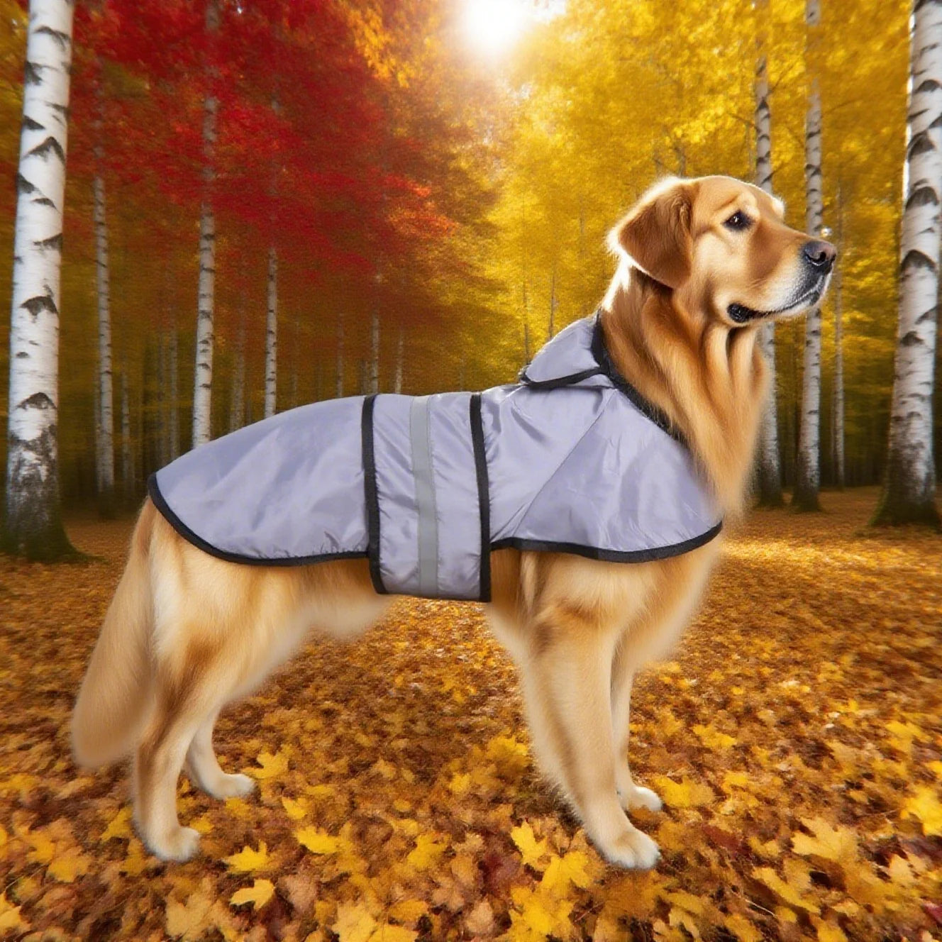 Imperméable pour chien, 1 pièce, pour une saison des pluies, plusieurs couleurs et tailles disponibles, comprend une conception de capuche