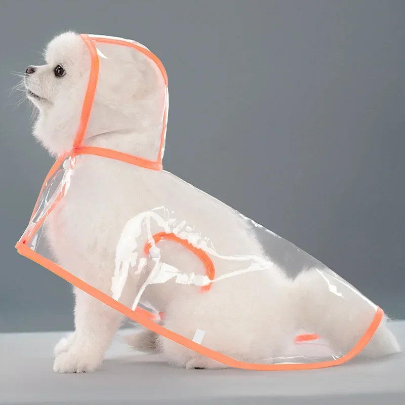 Imperméable transparent chien XS à 8XL
