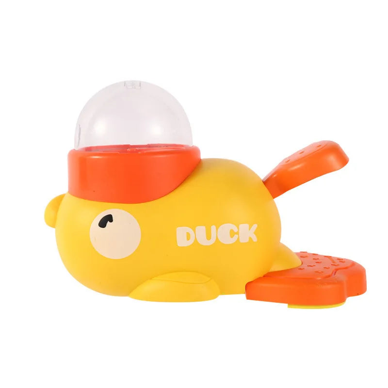 Distributeur interactif de friandises pour chat en forme de canard jaune, jouet d'entraînement durable en plastique pour chien, puzzle distributeur de nourriture lente, jouet d'auto-entretenissement pour chien