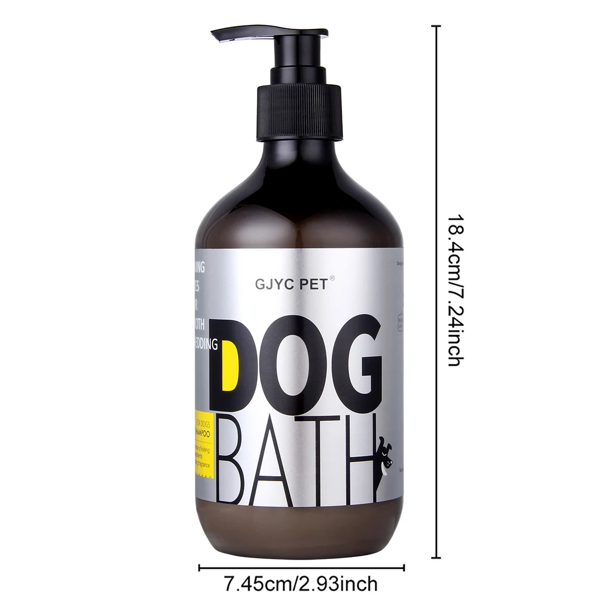 Shampooing Liquide pour Caniches à Poils Bouclés – Formule Volumisante et Démêlante, Sans Larmes, Désodorisant, Bain Doux pour Teddy et Bichon