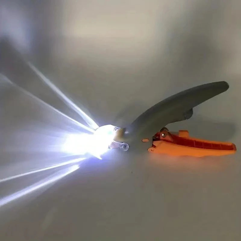 Coupe-ongles pour animaux de compagnie, chat et chien avec lumière LED, fournitures de polissage et de nettoyage