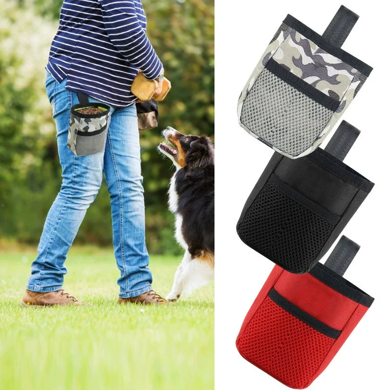 Sac de taille Portable pour chien, entraînement, collation, appât, pochette de récompense pour chiot, support d'obéissance pour utilisation en extérieur, sangle réglable