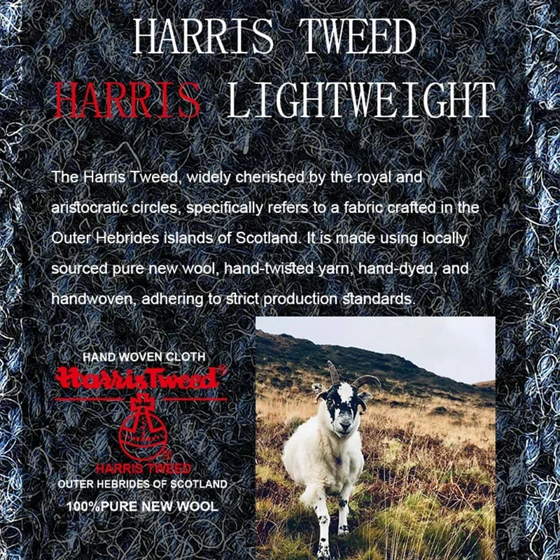 Harnais & laisse tweed élégants pour chien