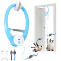 Jouet électrique interactif automatique pour chat, baguette flottante en plumes de papillon, Rechargeable par USB, pour l'enrichissement et la Stimulation en intérieur