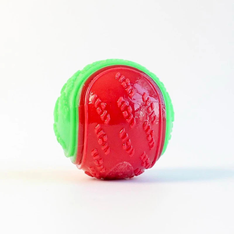 Jouet à mâcher pour chien, balle en silicone résistante aux morsures, jouet pour chiot, balle qui couine, nettoyage des dents, entraînement pour chien, fournitures pour chiens
