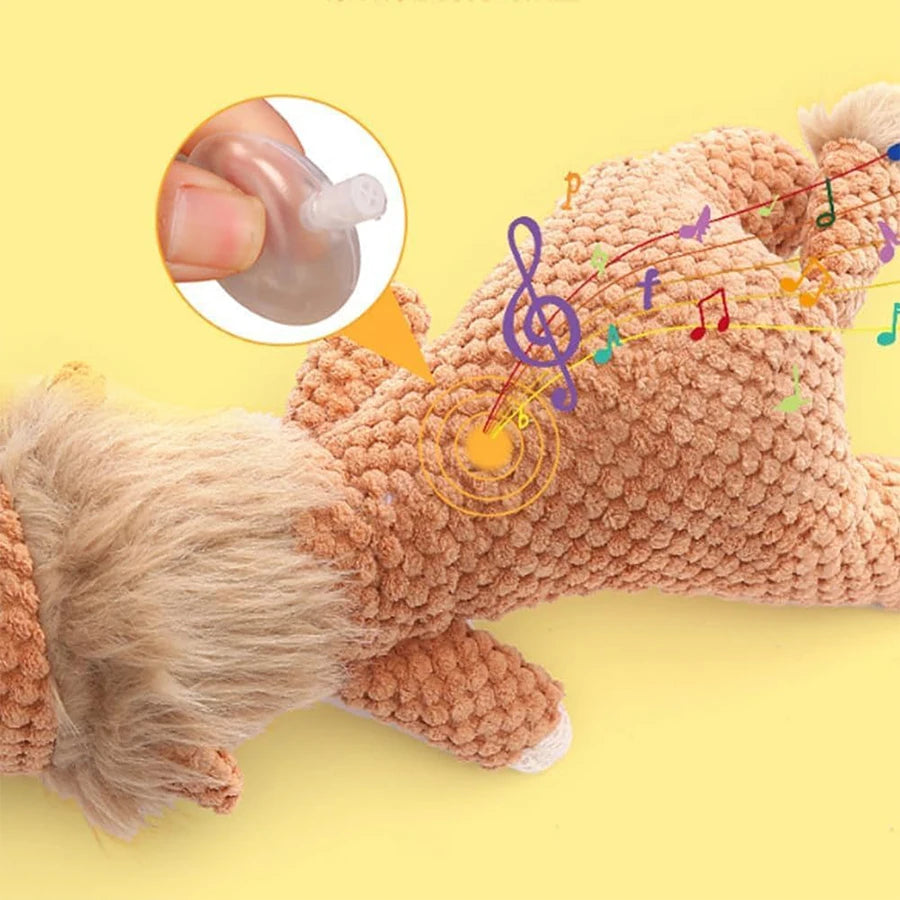 1/3 pièces grand chien jouet résistant aux morsures son en peluche Lion loup éléphant dessin animé jouet pour animaux de compagnie jouet pour chien grinçant pour chiens de petite et moyenne taille