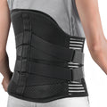 Breathable Back Brace Support Men Women Compression Lumbar Brace with Big Lumbar Support Pad for Pain Relief, Strained Muscles