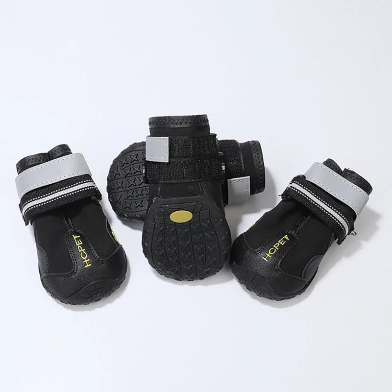 Chaussures réfléchissantes pour chien, baskets imperméables antidérapantes, bottes d'hiver pour chien, chaussettes, chaussures pour animaux de compagnie pour Husky, chiens de taille moyenne et grande