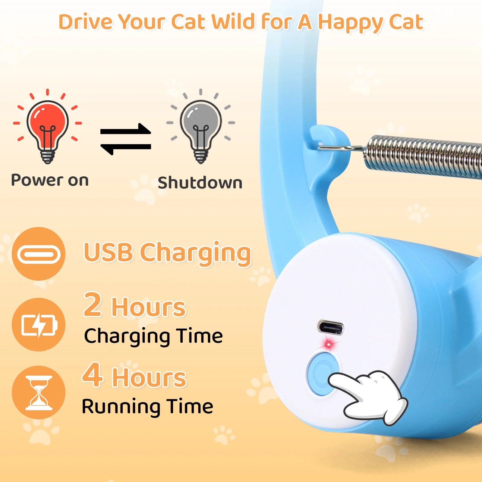 Jouet électrique interactif automatique pour chat, baguette flottante en plumes de papillon, Rechargeable par USB, pour l'enrichissement et la Stimulation en intérieur