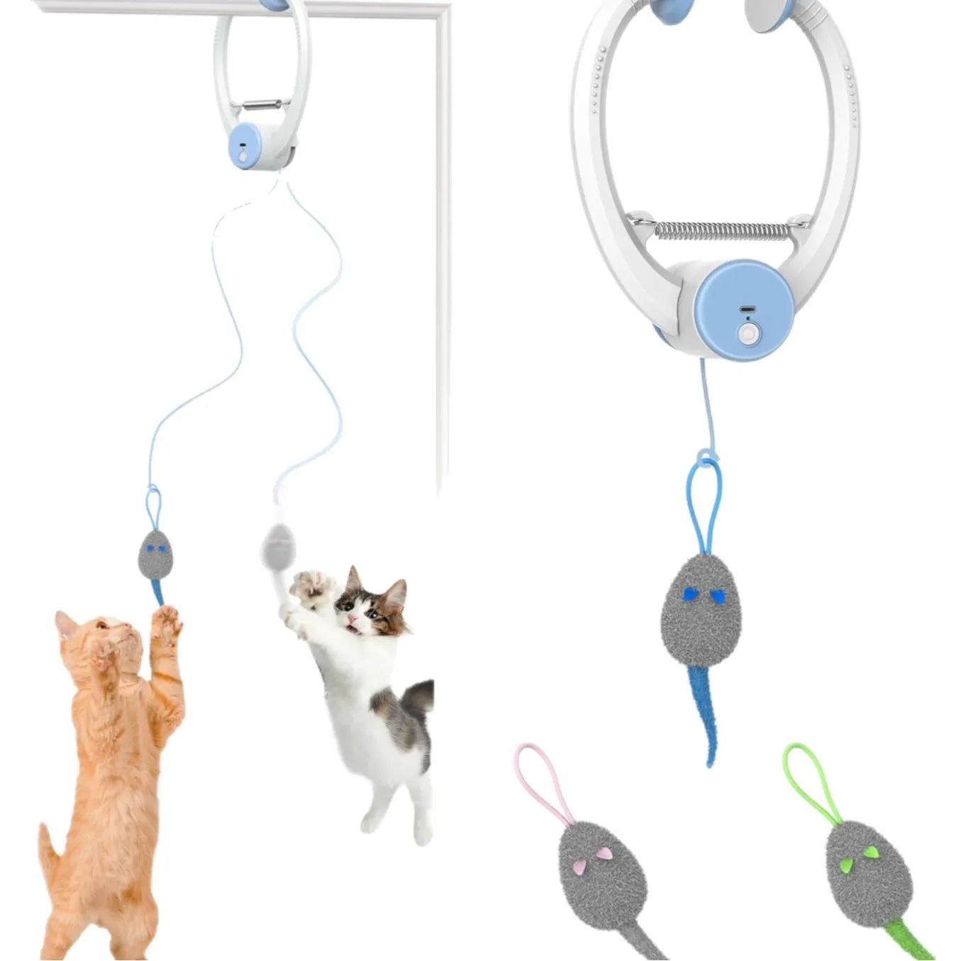 Jouet électrique interactif automatique pour chat, baguette flottante en plumes de papillon, Rechargeable par USB, pour l'enrichissement et la Stimulation en intérieur