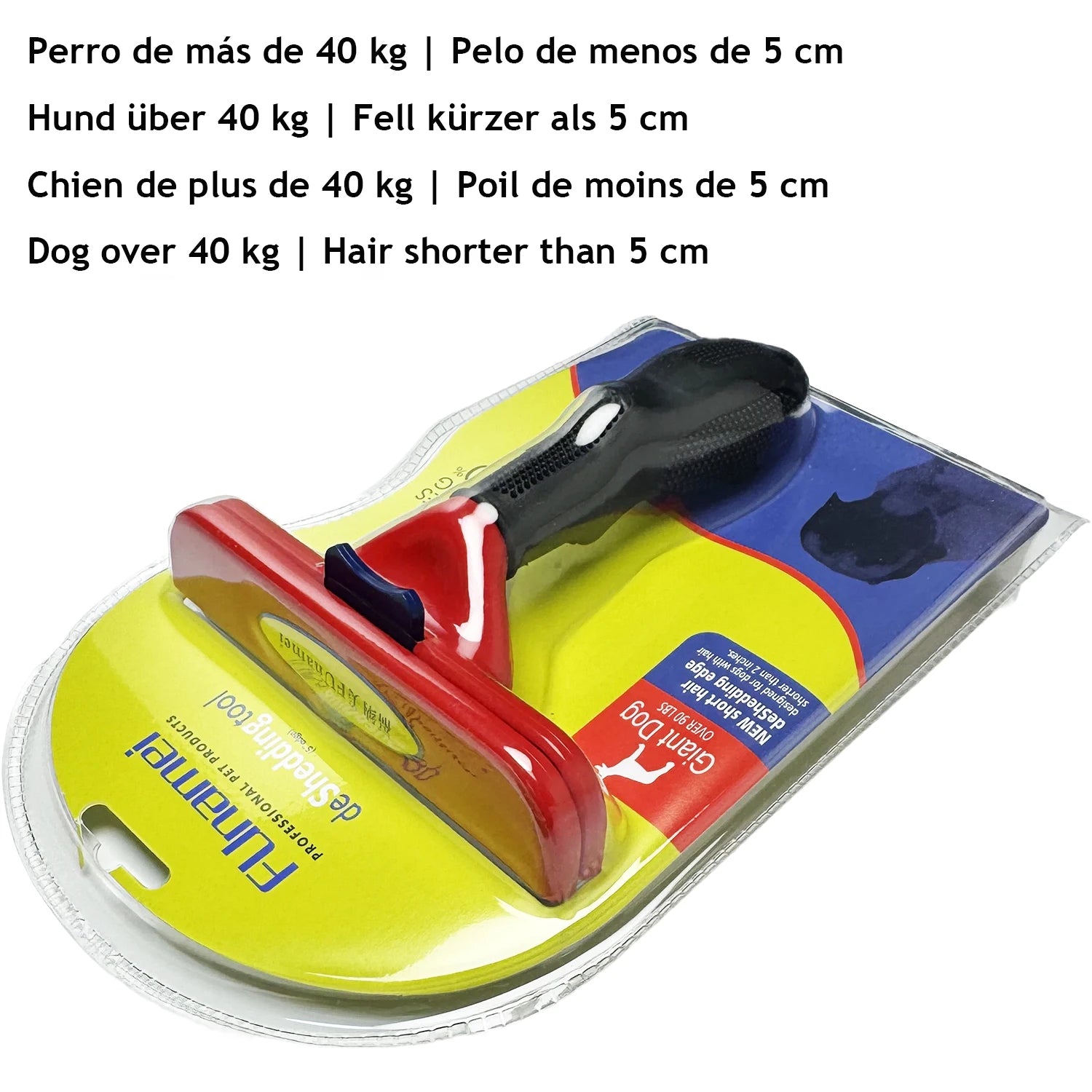 Brosse démêlante double-face pour chien