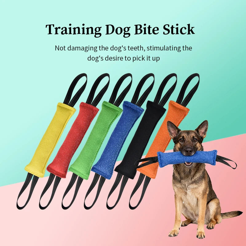 Jouet de remorqueur pour chien, oreiller de morsure en Jute, équipement d'entraînement Durable, jouets d'entraînement interactifs pour grands et petits chiens