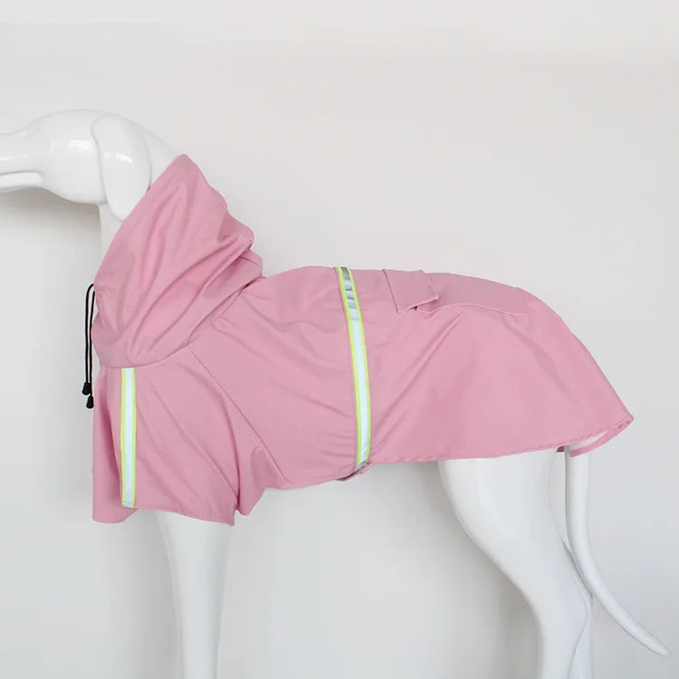Grand chien imperméable Corgi manteau Style chiot imperméable chien vêtements réfléchissant animal de compagnie coupe-vent imperméable à capuche imperméable pour chien