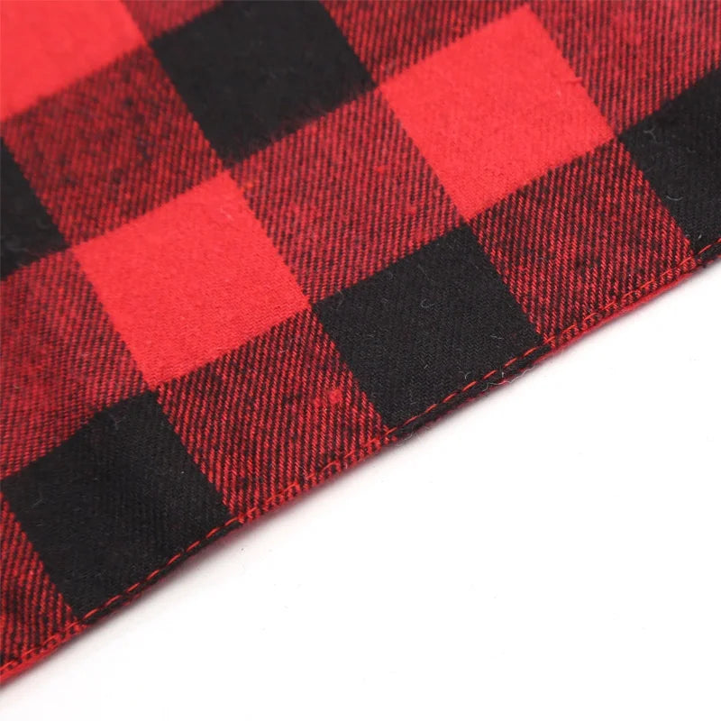 Bandana coton carreaux lavable chien & chat
