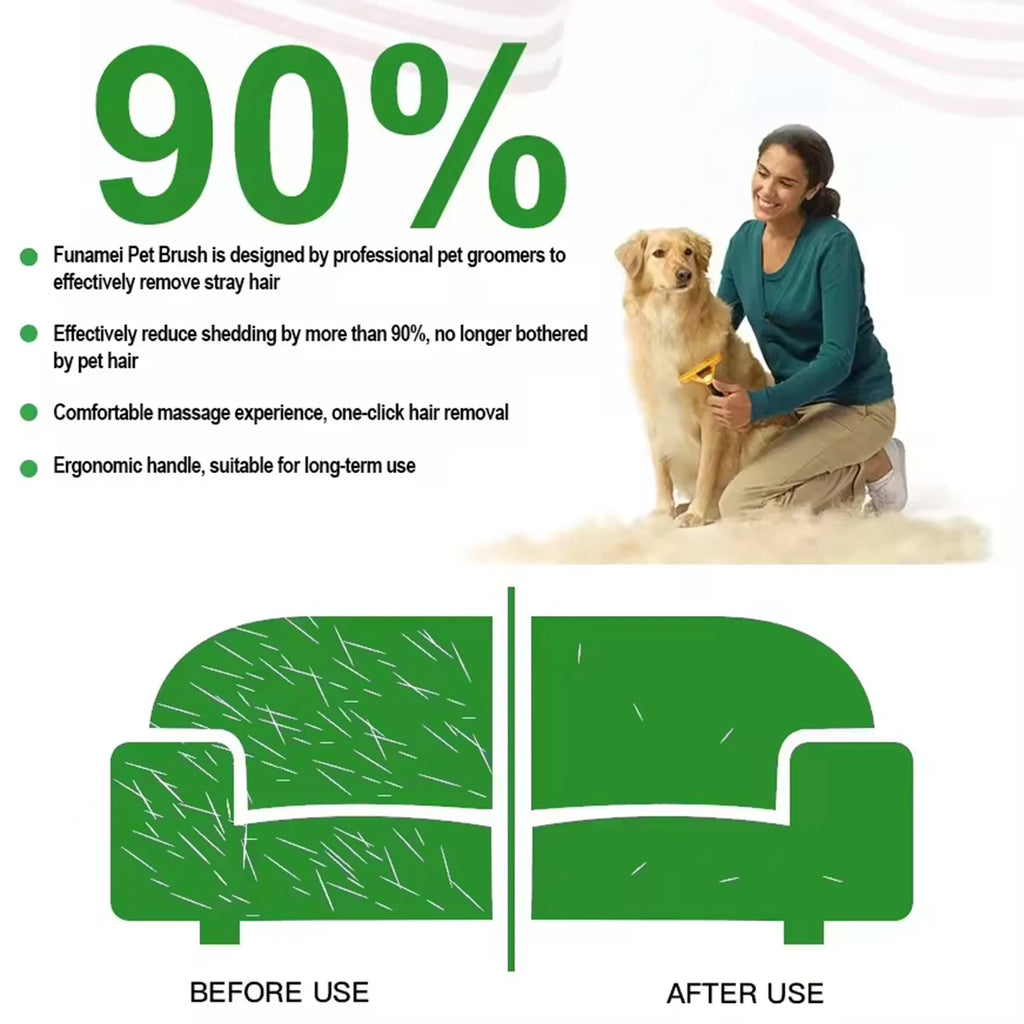 Brosse pour animaux de compagnie pour chiens chats chien peigne brosse d'épilation pour animaux de compagnie chat toilettage peigne chien épilateur chien accessoires chien peignes de Massage