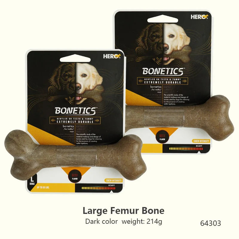 Jouets pour chiens Caitec, jouets à mâcher en os, durables, résistants aux morsures, idéaux pour le lancer et la chasser, adaptés aux chiens de petite à grande taille