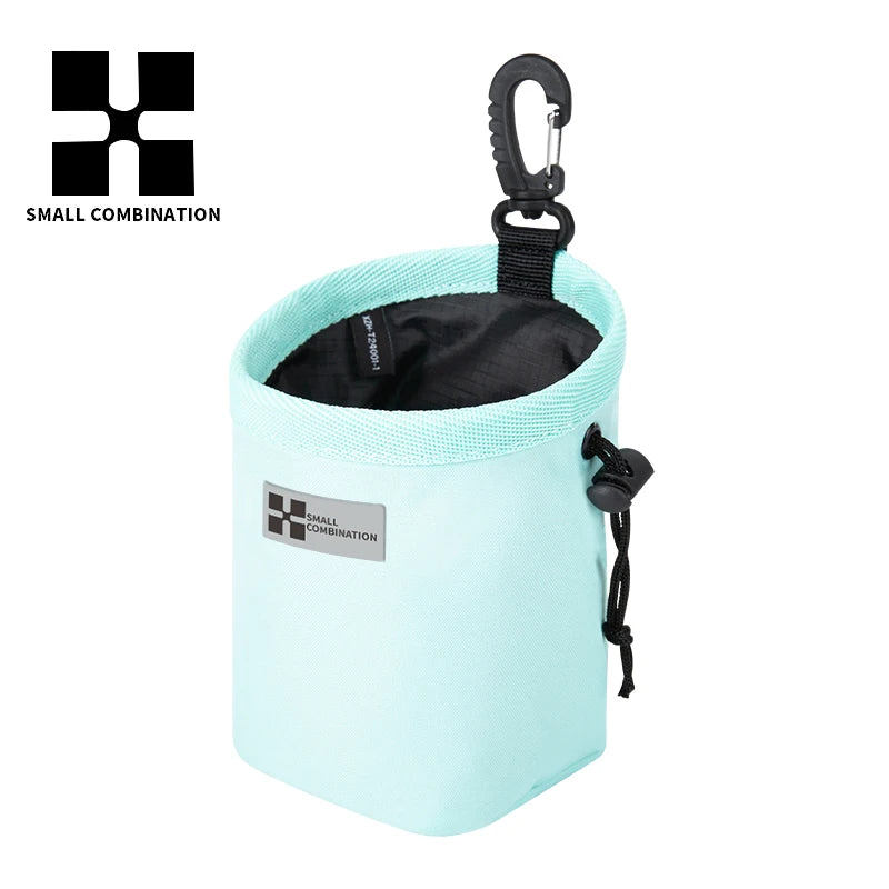 Petite sacoche portable pour friandises d'entraînement pour chien, sacoche pour friandises pour chiot à accrocher au laisse, sacoche de récompenses pour animaux de compagnie pour l'extérieur, sacoche de taille XZH-T24001-
