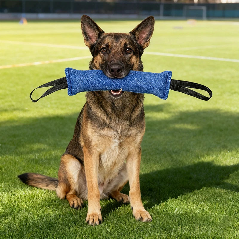 Jouet de remorqueur pour chien, oreiller de morsure en Jute, équipement d'entraînement Durable, jouets d'entraînement interactifs pour grands et petits chiens