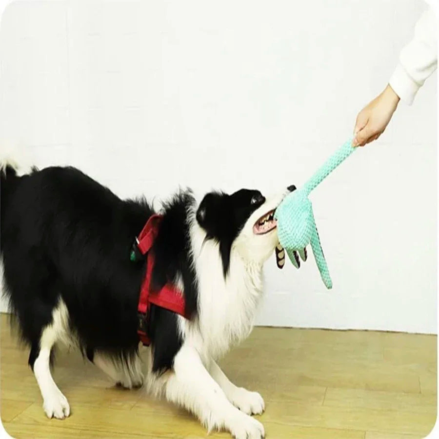 Jouet poulpe en peluche pour animaux de compagnie, son interactif, anti-démolition, maison, grand et petit chien, compagnon d'ennui, jouet pour chien