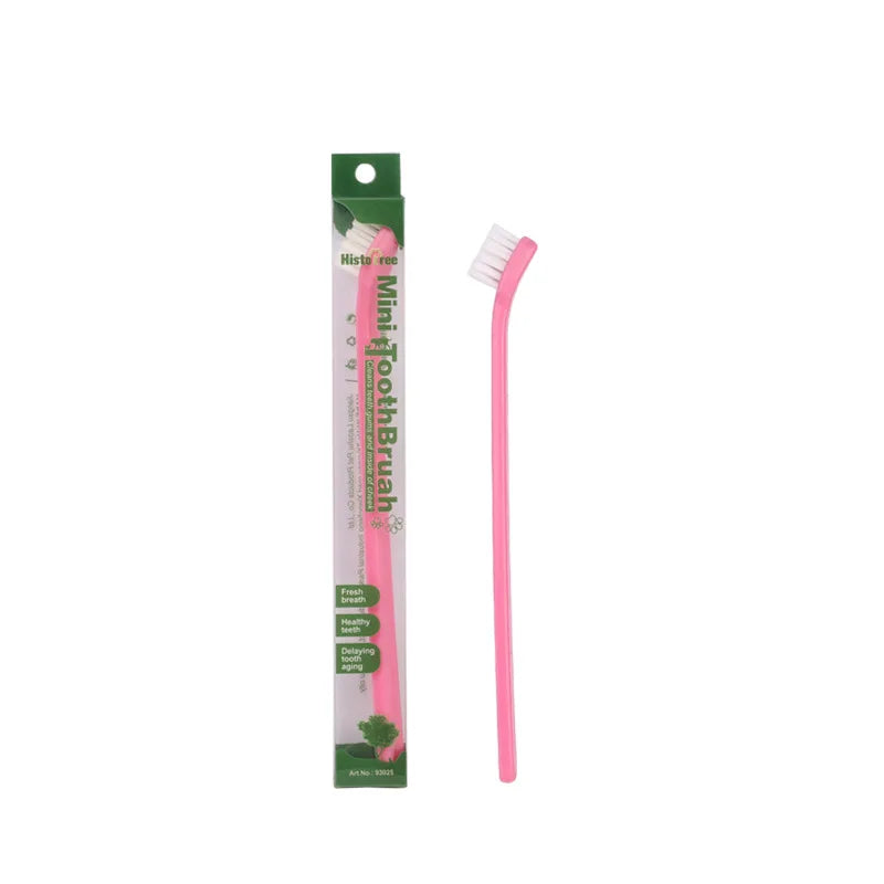 Brosse à dents pour chien recommandée par vétérinaire – Outil de nettoyage des dents à micro tête pour chiens et chats à petite bouche, 360 °   Kit dentaire pour animaux de compagnie, soins des gencives