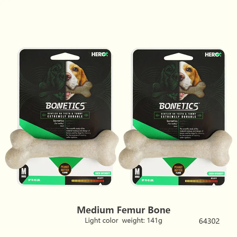 Jouets pour chiens Caitec, jouets à mâcher en os, durables, résistants aux morsures, idéaux pour le lancer et la chasser, adaptés aux chiens de petite à grande taille