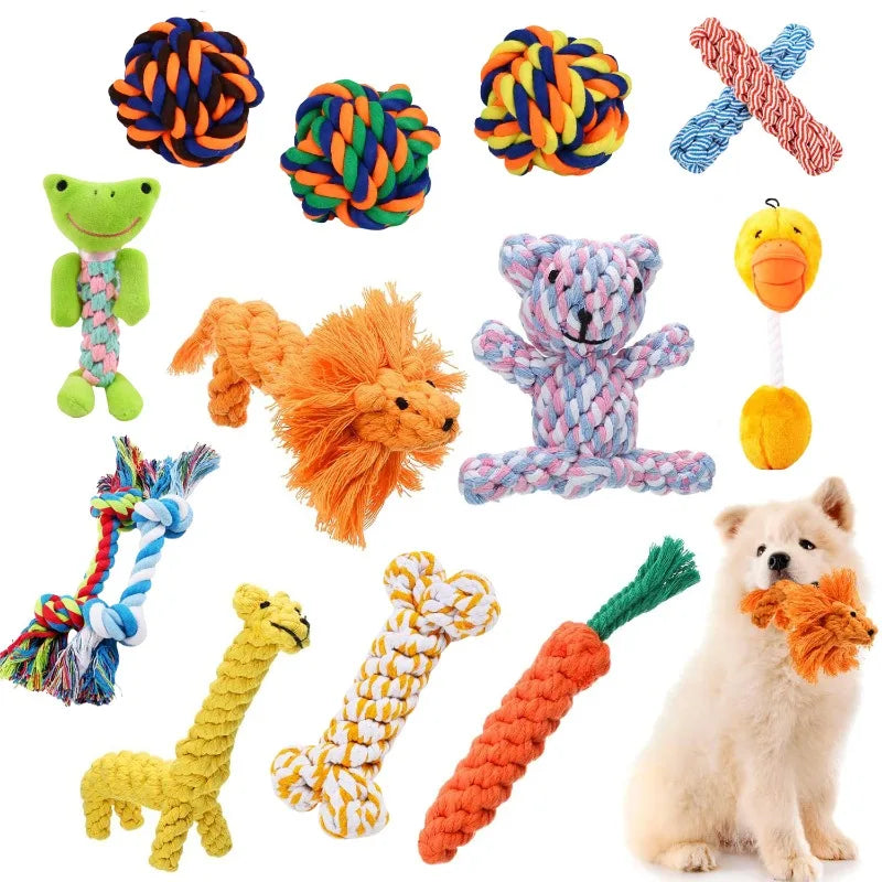 Jouets à mâcher pour chiens et chatons, 1 pièce, livres de meulage des dents, chiot, UL, nœud, balle, accessoires de jeu pour animaux, produits pour animaux de compagnie, nouveau